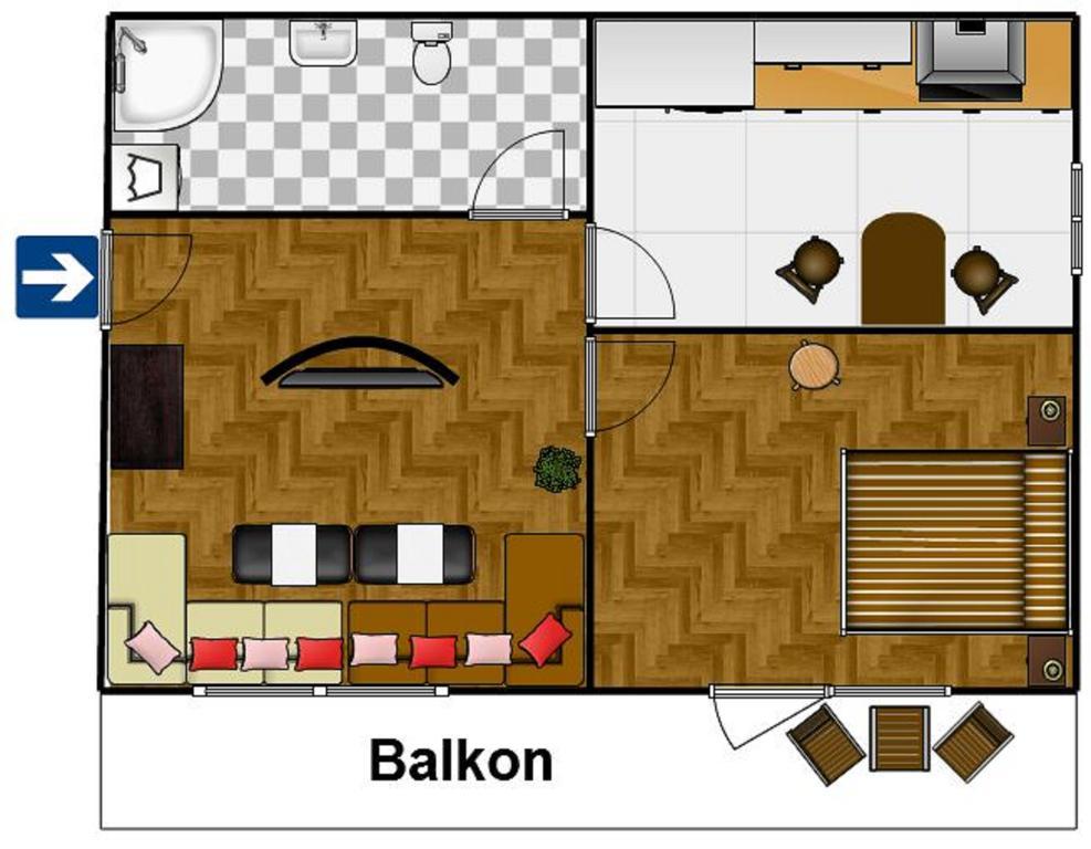 Apartament Krupowki Center Leilighet Zakopane Eksteriør bilde